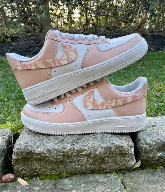 Limited edition Pink Dior Nike Air Force 1