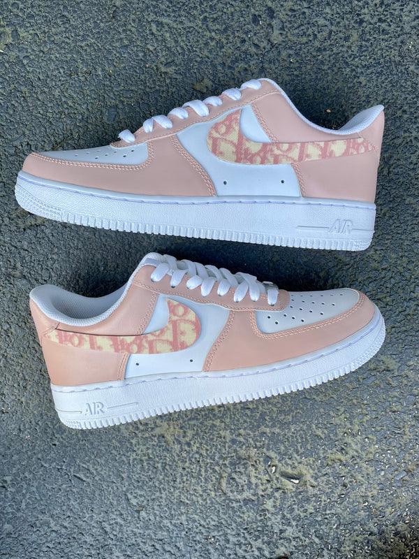 Limited edition Pink Dior Nike Air Force 1